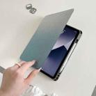 For iPad Pro 11 2022 / 2021 / 2020 Gradient Glitter Magnetic Split Leather Tablet Case(Blue) - 2