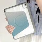For iPad Pro 11 2022 / 2021 / 2020 Gradient Glitter Magnetic Split Leather Tablet Case(Blue) - 7