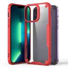 For iPhone 13 Pro Max Four-corner Glossy Shockproof Phone Case(Red) - 1