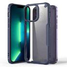 For iPhone 13 Pro Max Four-corner Glossy Shockproof Phone Case(Blue) - 1