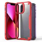For iPhone 13 Four-corner Glossy Shockproof Phone Case(Red) - 1