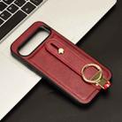 For Google Pixel 9 Pro XL Wristband Leather Back Phone Case(Red) - 2