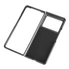 For Tecno Phantom V Fold2 Wristband Leather Back Phone Case(Black) - 3