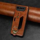 For Asus ROG Phone 6 / ROG6 Wristband Leather Back Phone Case(Brown) - 5