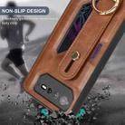 For Asus ROG Phone 6 / ROG6 Wristband Leather Back Phone Case(Brown) - 7