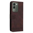 For vivo Y200 / V29e Global Skin Feel Life Tree Metal Button Leather Phone Case(Brown) - 3
