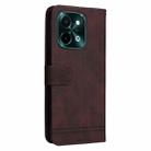 For vivo Y28 4G Global Skin Feel Life Tree Metal Button Leather Phone Case(Brown) - 3