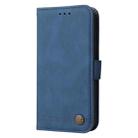 For vivo X200 Skin Feel Life Tree Metal Button Leather Phone Case(Blue) - 2