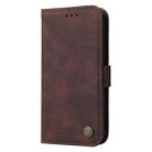 For vivo X200 Pro mini Skin Feel Life Tree Metal Button Leather Phone Case(Brown) - 2