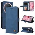 For vivo X200 Pro mini Skin Feel Life Tree Metal Button Leather Phone Case(Blue) - 1