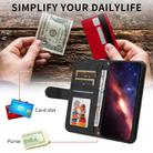 For vivo V50 Lite 4G / 5G Skin Feel Life Tree Metal Button Leather Phone Case(Black) - 3