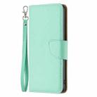 For iPhone 16 Pro Max Litchi Texture Pure Color Flip Leather Phone Case(Green) - 3