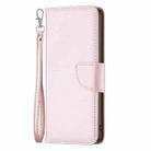 For iPhone 16 Pro Max Litchi Texture Pure Color Flip Leather Phone Case(Rose Gold) - 3