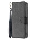 For iPhone 16 Plus Litchi Texture Pure Color Flip Leather Phone Case(Black) - 3