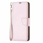 For iPhone 16 Plus Litchi Texture Pure Color Flip Leather Phone Case(Rose Gold) - 3