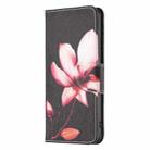 For iPhone 16 Colored Drawing Pattern Flip Leather Phone Case(Lotus) - 3