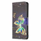 For iPhone 16 Colored Drawing Pattern Flip Leather Phone Case(Big Butterfly) - 3