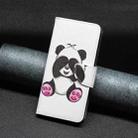 For iPhone 16 Plus Colored Drawing Pattern Flip Leather Phone Case(Panda) - 2