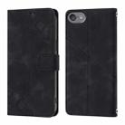 For iPod Touch 7 / 6 / 5 Skin-feel Embossed Leather Phone Case(Black) - 2