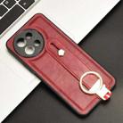 For vivo Y38 5G / Y200i 5G Wristband Leather Back Phone Case(Red) - 2