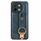 For vivo Y38 5G / Y200i 5G Wristband Leather Back Phone Case(Blue) - 3