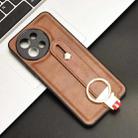 For vivo Y38 5G / Y200i 5G Wristband Leather Back Phone Case(Brown) - 2