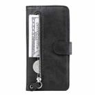 For vivo X200 Pro mini Fashion Calf Texture Zipper Leather Phone Case(Black) - 2