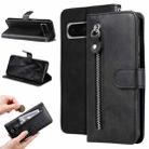 For Google Pixel 8 Pro Fashion Calf Texture Zipper Leather Phone Case(Black) - 1