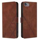 For iPod Touch 7 / 6 / 5 Crossbody 3D Embossed Flip Leather Phone Case(Brown) - 2