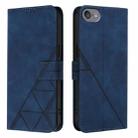 For iPod Touch 7 / 6 / 5 Crossbody 3D Embossed Flip Leather Phone Case(Blue) - 2