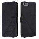 For iPod Touch 7 / 6 / 5 Crossbody 3D Embossed Flip Leather Phone Case(Black) - 2