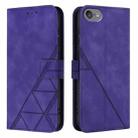 For iPod Touch 7 / 6 / 5 Crossbody 3D Embossed Flip Leather Phone Case(Purple) - 2