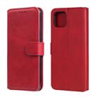 For OPPO A92s Classic Calf Texture PU + TPU Horizontal Flip Leather Case, with Holder & Card Slots & Wallet(Red) - 1