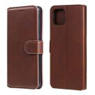 For OPPO A92s Classic Calf Texture PU + TPU Horizontal Flip Leather Case, with Holder & Card Slots & Wallet(Brown) - 1