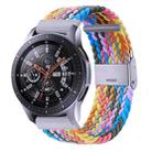 18mm Nylon Braided Metal Buckle Watch Band(Color 1) - 1