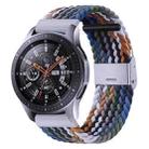 18mm Nylon Braided Metal Buckle Watch Band(Color 3) - 1