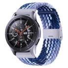 18mm Nylon Braided Metal Buckle Watch Band(Z Blue) - 1