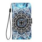 For iPhone SE 2024 Colored Drawing Pattern Plain Weave Leather Phone Case(Undersea Mandala) - 2