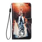 For iPhone 16e Colored Drawing Pattern Plain Weave Leather Phone Case(Cats And Tigers) - 2