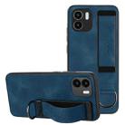 For Xiaomi Redmi A1 Wristband Holder Leather Back Phone Case(RoyalBlue) - 1