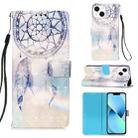 For iPhone 15 Plus 3D Painting Horizontal Flip Leather Phone Case(Dream Wind Chimes) - 1