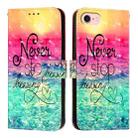 For iPhone SE 2024 3D Painting Horizontal Flip Leather Phone Case(Chasing Dreams) - 1