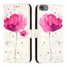 For iPod Touch 7 / 6 / 5 3D Painting Horizontal Flip Leather Phone Case(Flower) - 2