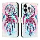 For iPhone 16 Pro Max 3D Painting Horizontal Flip Leather Phone Case(Color Drop Wind Chimes) - 2