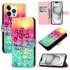 For iPhone 16 Pro Max 3D Painting Horizontal Flip Leather Phone Case(Chasing Dreams) - 1