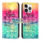 For iPhone 16 Pro Max 3D Painting Horizontal Flip Leather Phone Case(Chasing Dreams) - 2