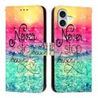 For iPhone 16 Plus 3D Painting Horizontal Flip Leather Phone Case(Chasing Dreams) - 2