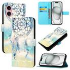 For iPhone 16 3D Painting Horizontal Flip Leather Phone Case(Dream Wind Chimes) - 1
