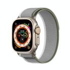 For Apple Watch SE 2023 44mm DUX DUCIS YJ Series Nylon Watch Band(Green Grey) - 1