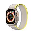 For Apple Watch 7 45mm DUX DUCIS YJ Series Nylon Watch Band(Yellow) - 1